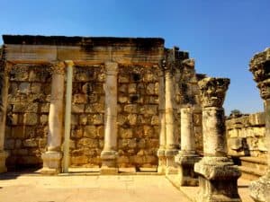 The synagogue at Capernaum
