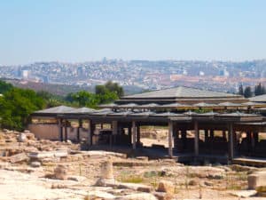 The view of Nazareth from Tsipori