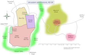 Jerusalem and Environs, AD 29