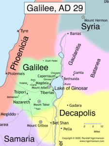 Map of Galilee