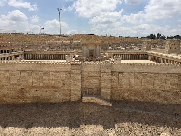 The Temple Mount as Jesus saw it when he wept