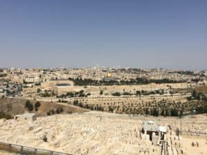 The Temple Mount from the modern day lookout point